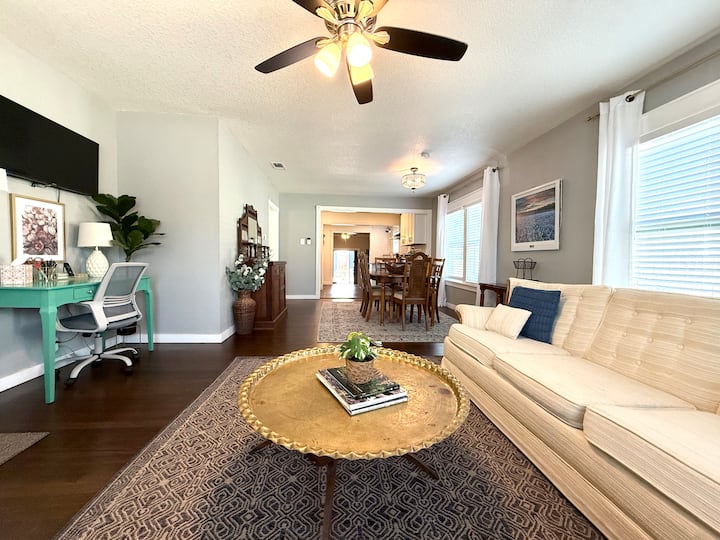 Spacious 3BR Cottage | 2 King Beds | Dogs Welcome