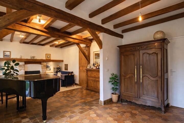 Jolie Maison, Vaste Jardin Et Terrain De Tennis - Thoiry