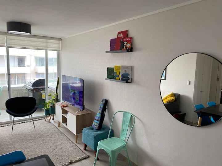 Confortable Departamento Frente Al Pacífico. - El Tabo