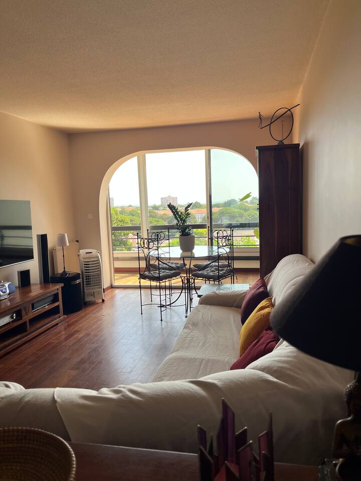 Appartement 2 Chambres 80m2 Super Vue Mer Montagne - Collioure