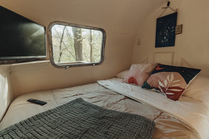 Vintage Airstream In The Woods - Ohio