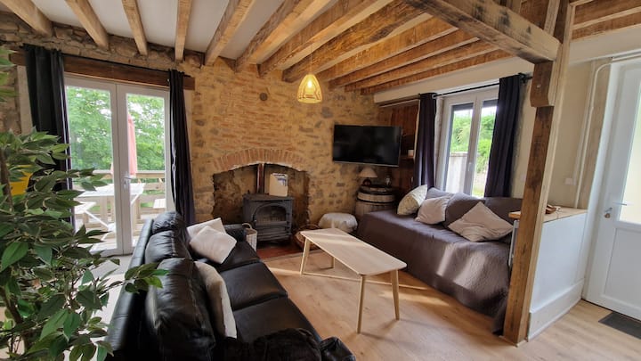 Charmant Plain-pied, Jardin Et Terrasse - Campagne - Saulieu