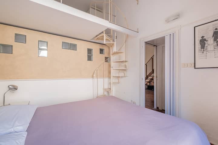 Pribadong kuwarto na may double bed 