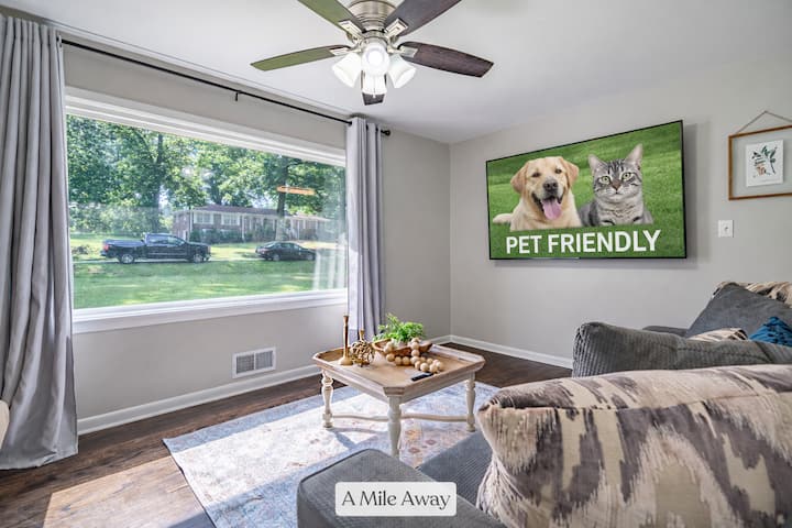 A Mile Away | Pets Ok! Cozy & Updated 4br Home! - Marietta, GA