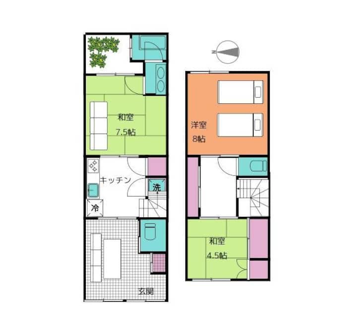 Japanese Style Garden Single-family Villa｜yurinen - Kyoto