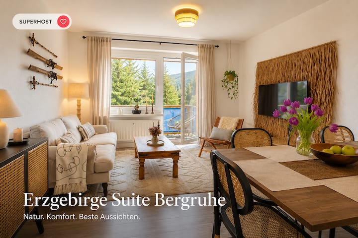 Erzgebirge Suite | Nature & Balcony at Fichtelberg
