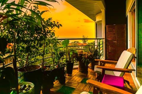 Peaceful Tara Muda Sea View Pool Kitchen Fibre