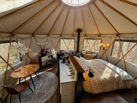 Our Yurt - Your Getaway.  Rustic Luxury!