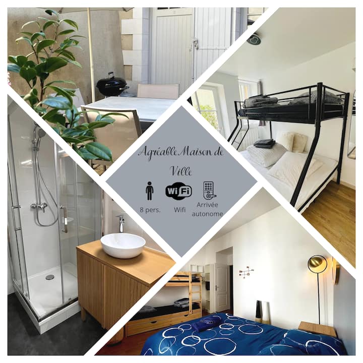 Agréable Maison De Ville Climatisée, Pking Public - Poitiers