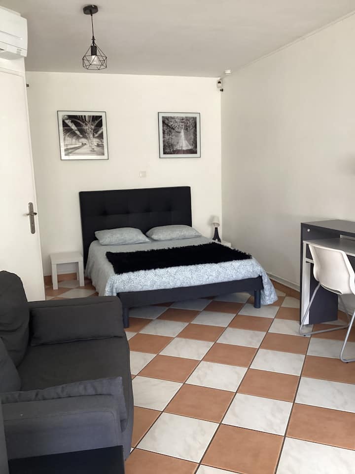 Studio Rez De Jardin Dans Maison Individuelle - Tarbes