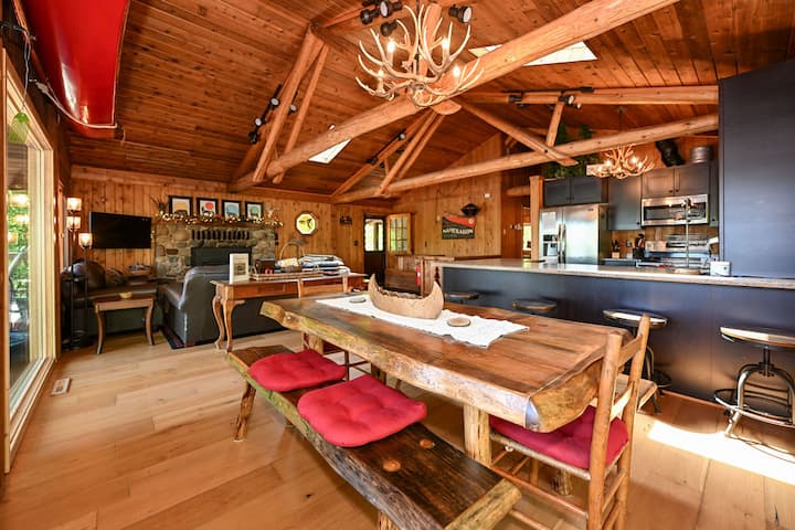 Back On Market Tippy Canoe Cabins, Spa+firepit+bbq - Gull Lake, WI