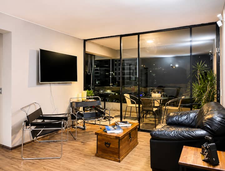 3d/2b En El Golf, Las Condes | Parking Y Terraza - Providencia