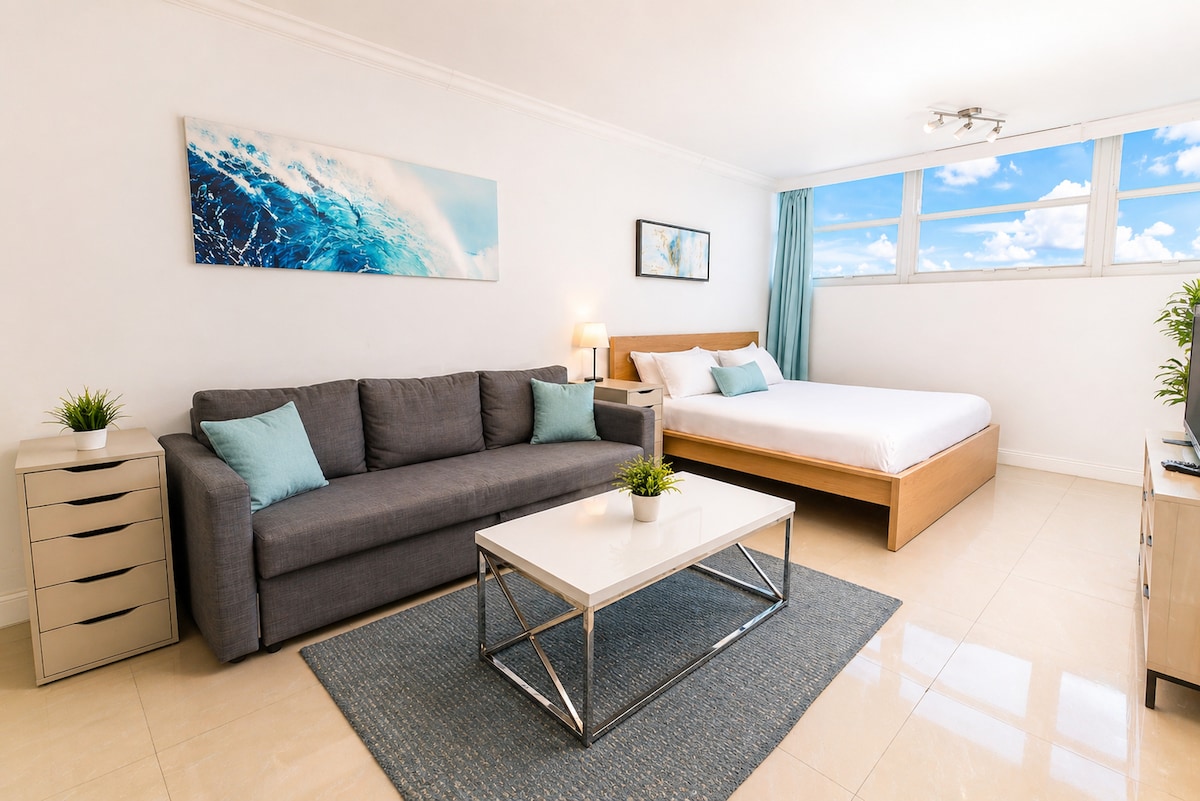 XL Studio w KingBed, Miami-Beach, FreeValetParking