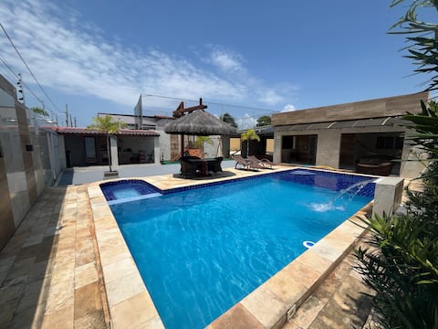 House with Pool, Hydro and Games in Acaú/Pitimbu