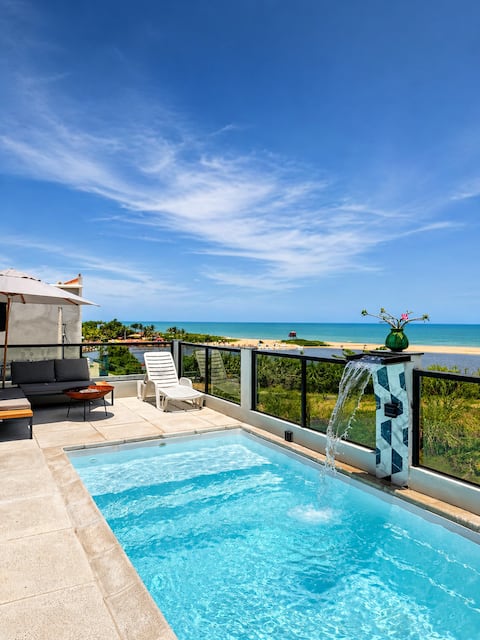 Pedro's House | Pool with sea and lagoon views.