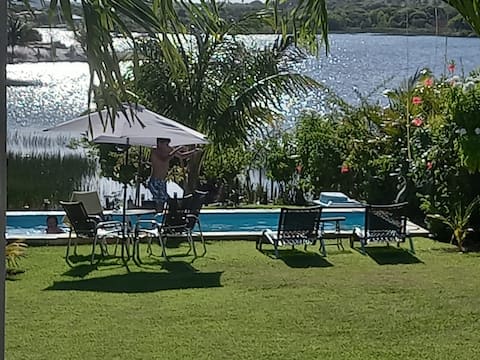 Refuge between Lagoon and Sea with Beach and Leisure