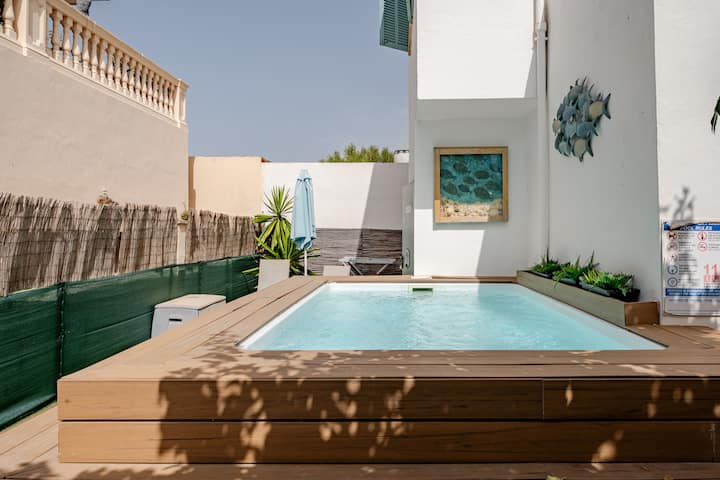 Villa Can Blau, New Family Beachhouse With Pool - Islas Baleares