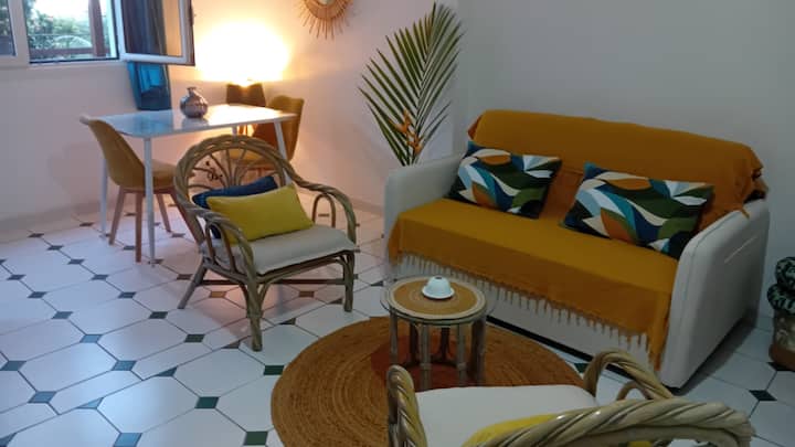Le "Refuge Cacao"
Un Cocon Paisible,
Vue Sur Mer - Martinique