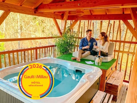 Luxury Castle Cabin - Spa/Jacuzzi and Sauna