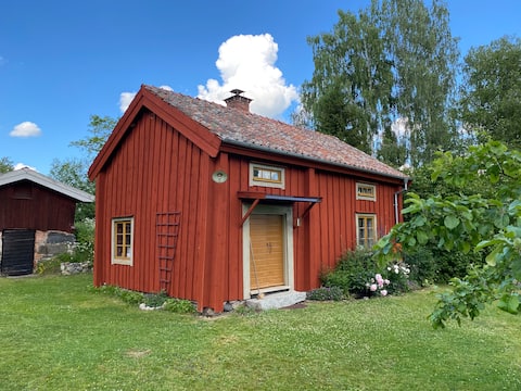 Cosy cabin with fireplace