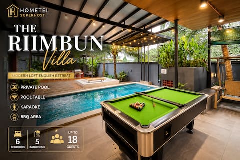Hometel - The Riimbun Villa |6BR with Private Pool