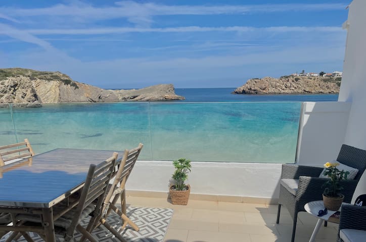 Front line townhouse on Arenal d’en Castell beach