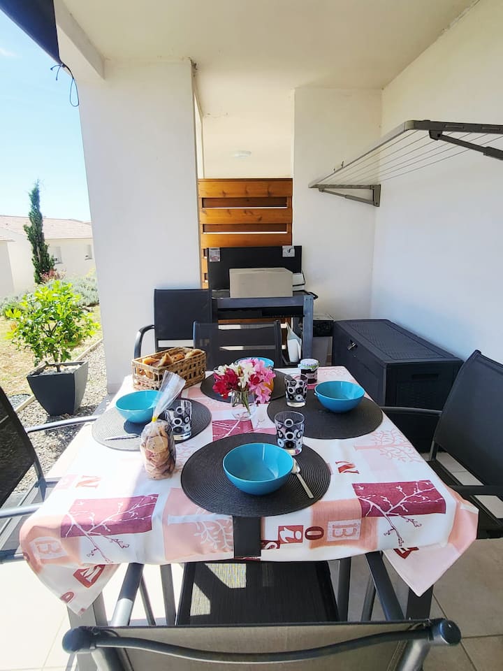 T3 Haut Confort Vue Mer  Plage & Piscine - Corsica