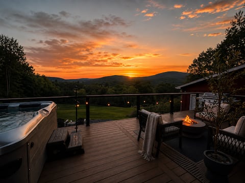 Romantic Catskill Getaway | HotTub w/Mountain View