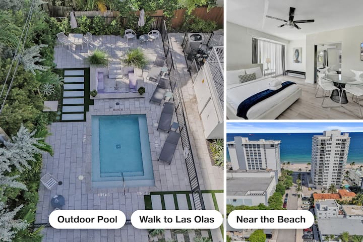 Bright Studio Steps To Fort Lauderdale Beach - Fort Lauderdale