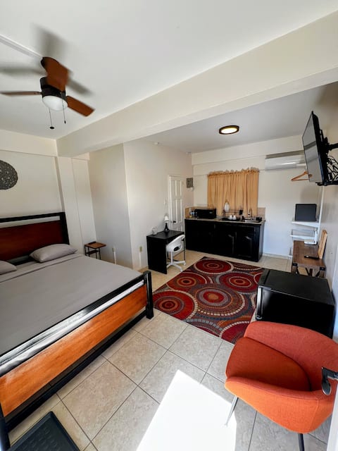 Fireside Suites cozy in the heart of the city