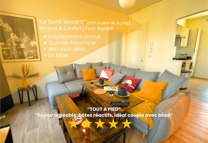 2 Min Plage | Emplacement Idéal | T2 Tout Confort - Le Havre