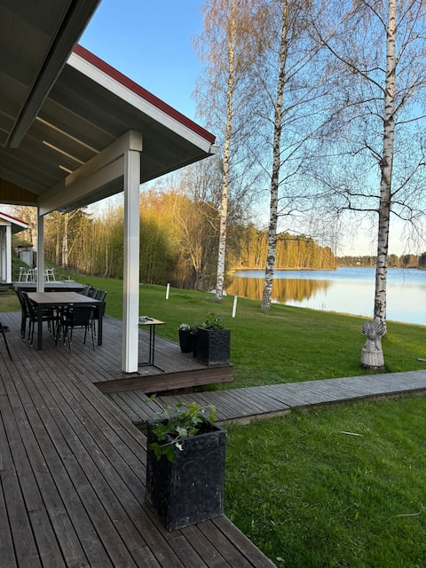 Lakeside villa close to Ikaalinen Spa and resort