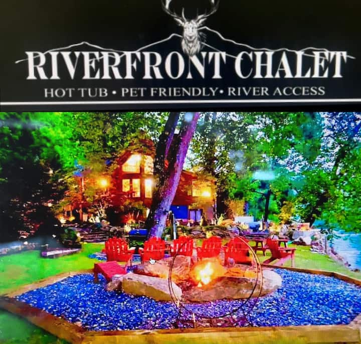 Riverfront Chalet On Tuckaseege River - Cherokee, NC