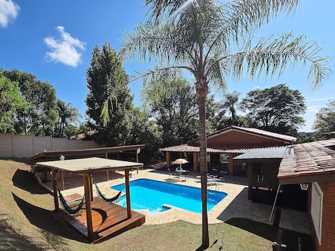 Farmhouse with pool in Valinhos | Up to 10 guests