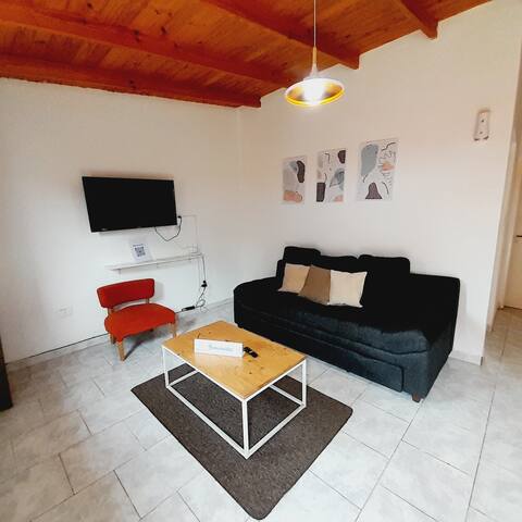Comfortable one-bedroom apartment.