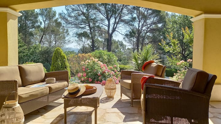 Villa De Charme Climatisée Au Calme Avec Piscine - Cotignac