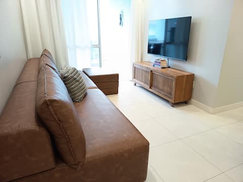 Top Airbnb: AP 3 Bedrooms Heated Pool 2 Spaces Protection Net em Governador Celso Ramos