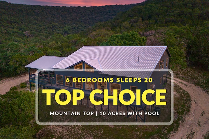 Luxury Mountain Top Chalet  On 10 Acres With Pool