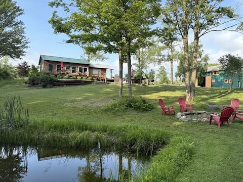 Private Trout Pond Cabin Near Watkins Glen