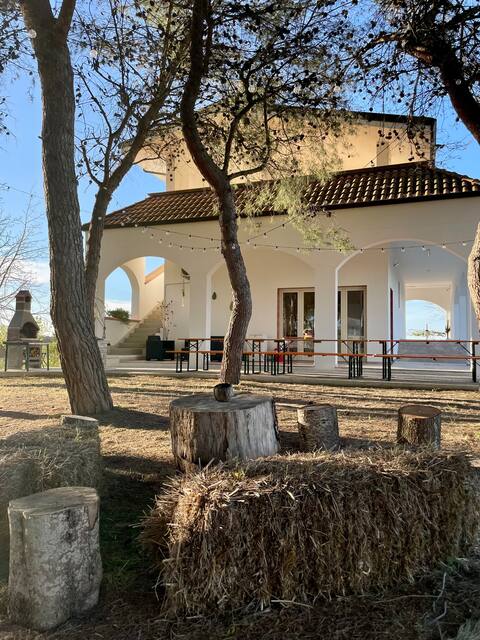 Comfortable villa in pine forest 15’ from the sea/Lecce