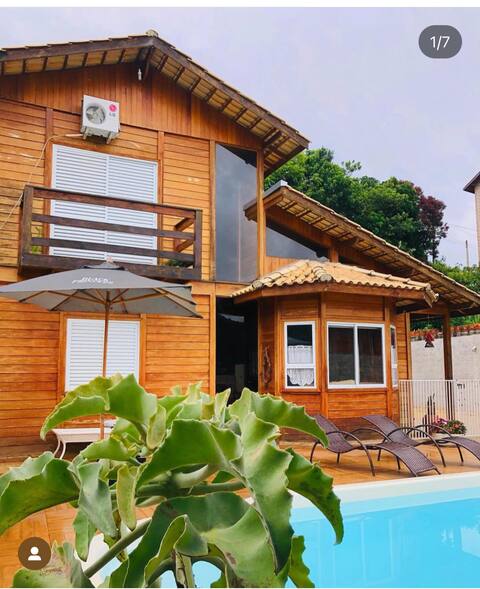 Chalé Vale da Mata - Casa de Madeira São Roque SP