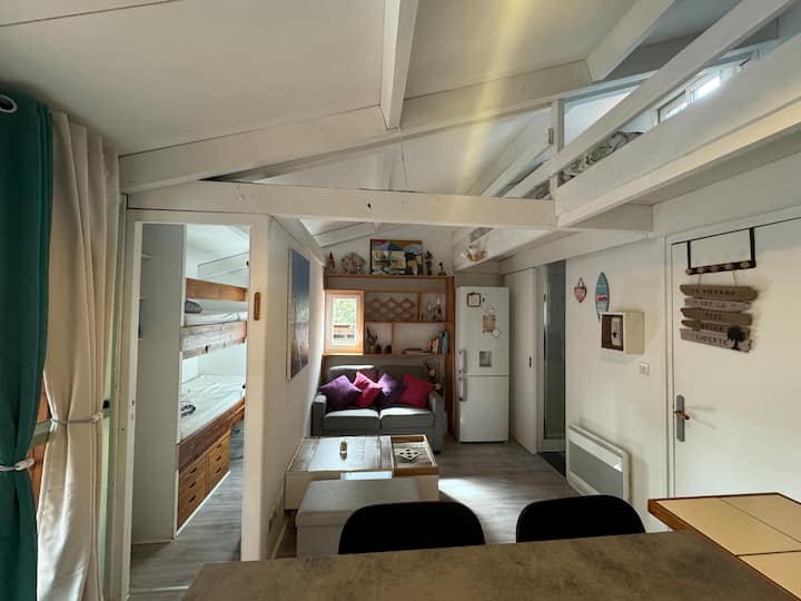 Chalet Au Cœur De La Pinède Avec Piscine (L'été) - Carcans