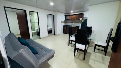 Full apartment, 2 bedrooms, tourist area of Popayán.