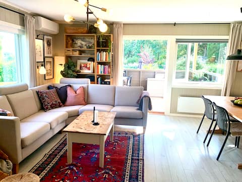Family-friendly home in Sandefjord 13 min from TORP