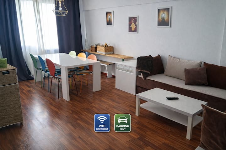 2 Chambres, Parking Privé, Pro/étudiant/vacances. - Rennes