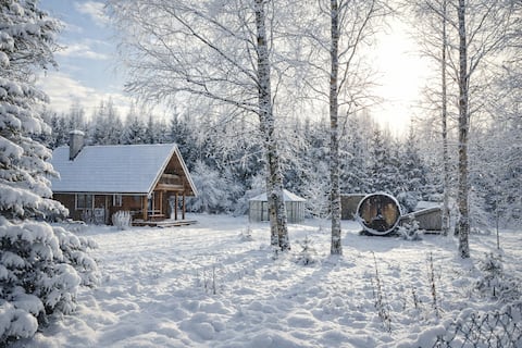 2-bedroom, huge fenced yard, sauna, 10 min - Pärnu