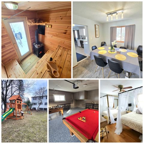 NEW Sauna | Games | Airport | Fun | Spacious