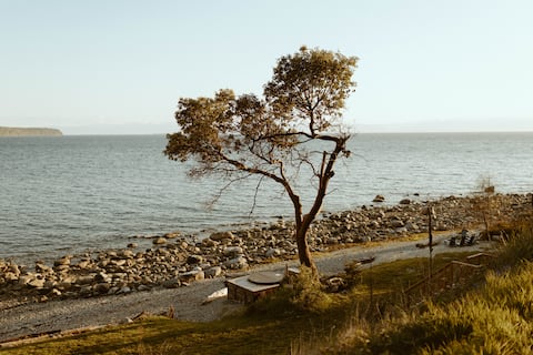 Oceanfront, hot Tub, sauna, EV2, Cedar suite