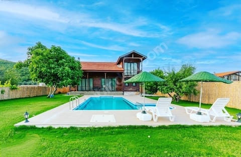 Secluded Villa in Akyaka with Private Pool, Garden