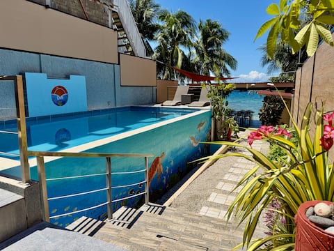 Batangas Beachfront House w/ Pool & Ocean Murals